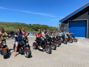 grote aantallen e-choppers voor groepen