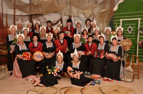 Foto in klederdracht arrangement