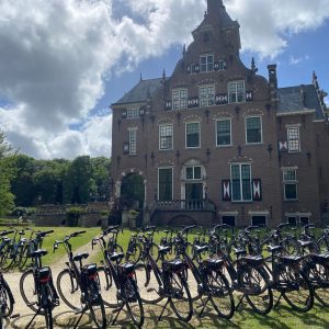 Groot aantal elektrische fietsen huren voor groepen