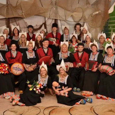 Foto in klederdracht arrangement